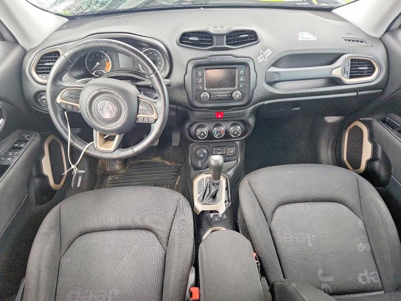2016 Jeep Renegade VIN ZACCJBBT1GPD53736 COPART salvage auction — FRONT END, Pa - Certificate Of Salvage, sold $250 on 2026-08-03 (photo 8)