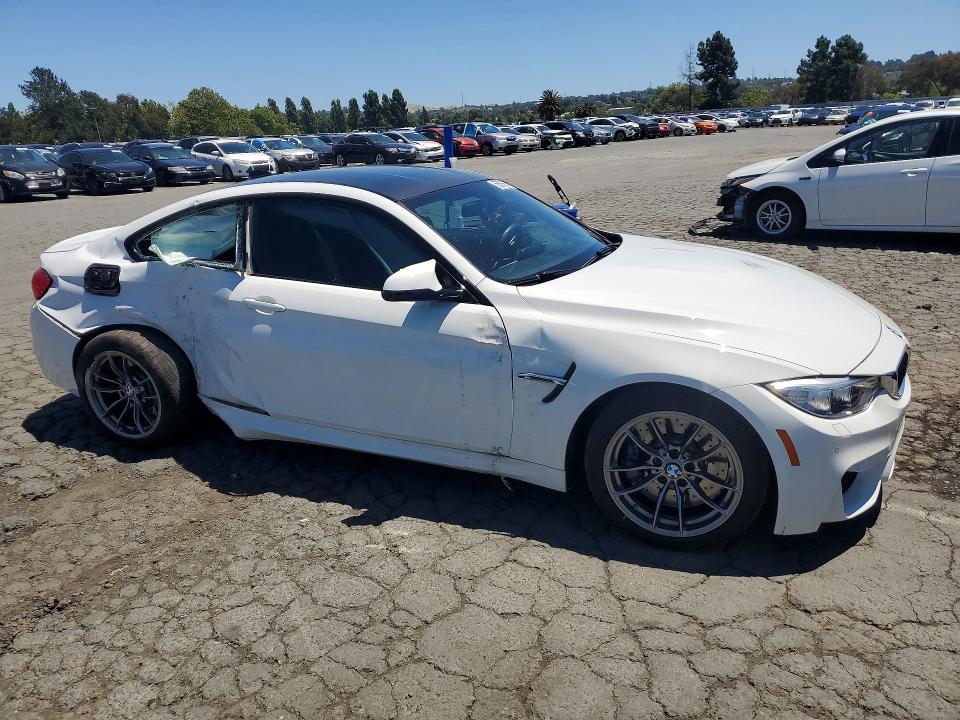 2015 BMW VIN WBS3R9C58FK330070 COPART salvage auction — SIDE, Ca - Non-Repairable Vehicle Cert, sold $12,900 on 2026-07-24 (photo 4)
