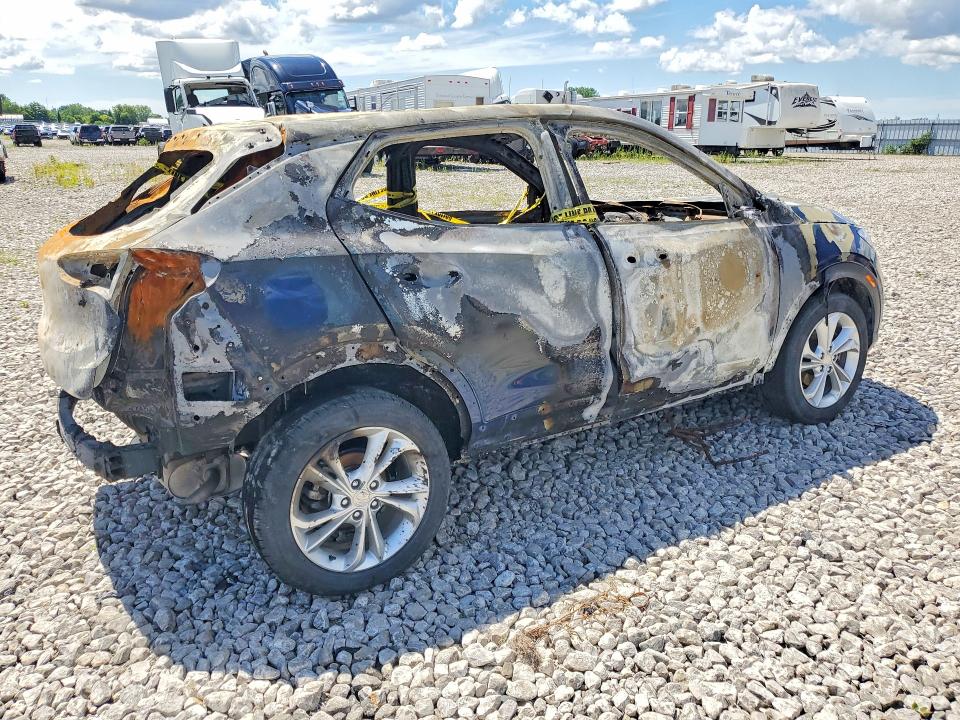 2022 Buick Encore VIN KL4MMCSL1NB128798 COPART salvage auction — BURN, ON - PERMIT IRREPAIRABLE, sold $150 on 2026-07-16 (photo 3)