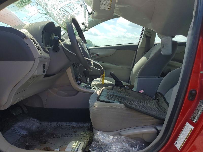2009 Toyota Corolla VIN JTDBL40E59J023994 COPART salvage auction — ROOF, Nc - Salvage Certificate Of Title, sold $550 on 2026-07-23 (photo 7)