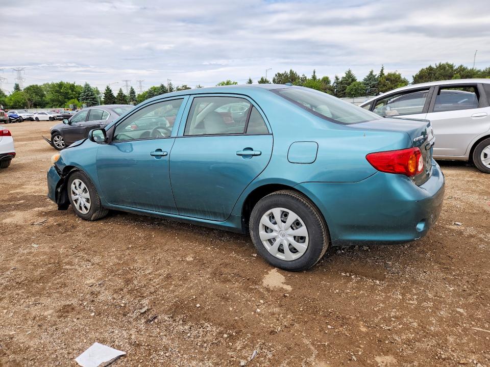 2010 Toyota Corolla VIN JTDBU4EE5A9096312 COPART salvage auction — FRONT END, Il - Salvage Certificate, sold $1,300 on 2026-07-07 (photo 2)