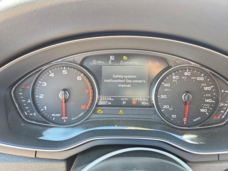 2023 Audi VIN WAUDACF56PA010701 COPART salvage auction — FRONT END, Ca - Salvage Certificate, sold $8,300 on 2026-07-28 (photo 9)