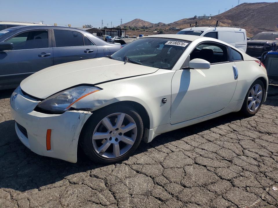 2003 Nissan 350z VIN JN1AZ34D63T105897 COPART salvage auction — FRONT END, CA - SALVAGE CERTIFICATE, sold $3,500 on 2026-07-16 (photo 1)