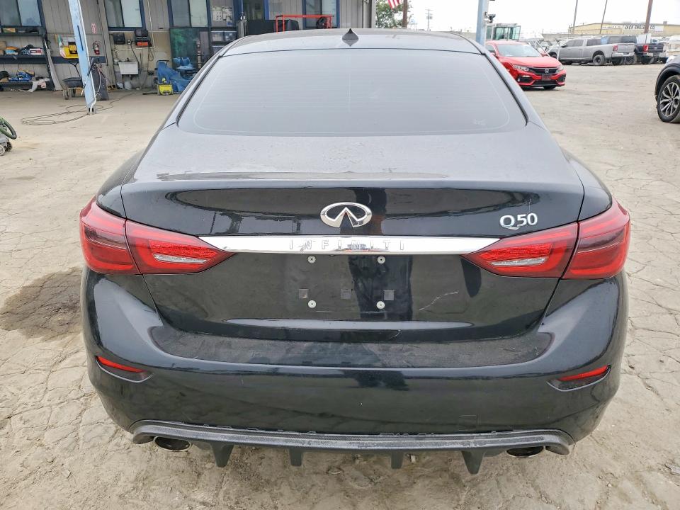 2014 Infiniti Q50 VIN JN1BV7AP0EM673467 COPART salvage auction — FRONT END, Ca - Salvage Certificate, sold $725 on 2026-07-20 (photo 6)