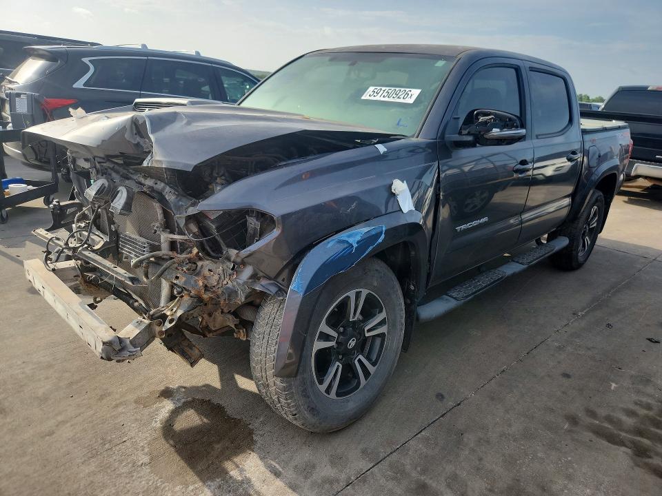 2017 Toyota Tacoma VIN 5TFCZ5AN4HX113737 COPART salvage auction — FRONT END, Tx - Salvage Vehicle Title, sold $9,700 on 2026-07-06 (photo 1)