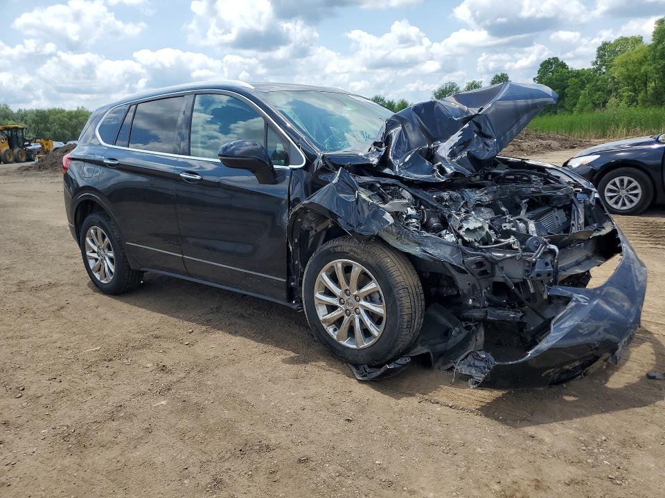 2019 Buick Envision VIN LRBFX2SA7KD143786 COPART salvage auction — FRONT END, OH - CERT OF TITLE-SALVAGE, sold $700 on 2026-07-16 (photo 4)