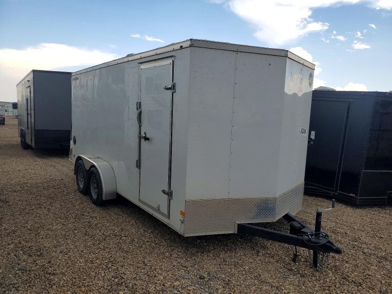 2021 Wells Cargo VIN 7KC1E1629MT000585 COPART salvage auction — WATER/FLOOD, TX - SALVAGE TITLE-FLOOD DAMAGE, sold $150 on 2026-07-30 (photo 1)