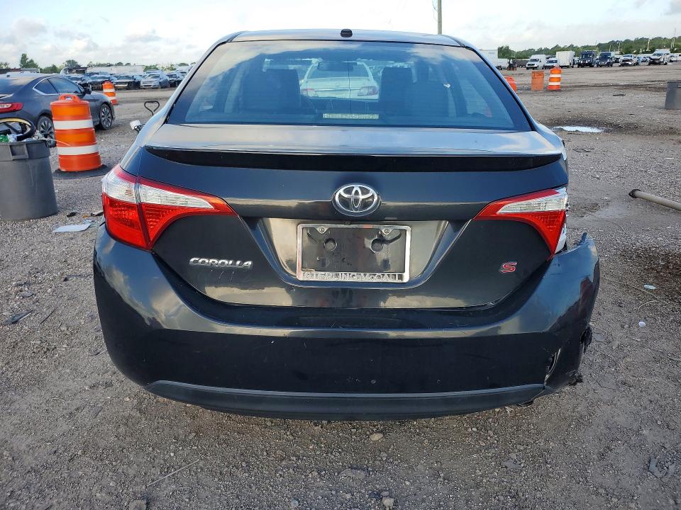 2014 Toyota Corolla VIN 5YFBURHE6EP051405 COPART salvage auction — REAR END, TX - SALVAGE VEHICLE TITLE, sold $2,350 on 2026-07-02 (photo 6)