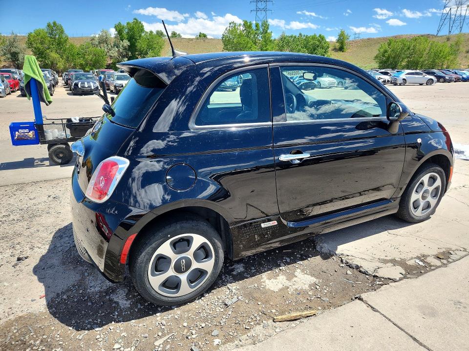 2016 Fiat 500 VIN 3C3CFFGE9GT201557 COPART salvage auction — MECHANICAL, Co - Certificate Of Title, sold $1,200 on 2026-08-10 (photo 3)