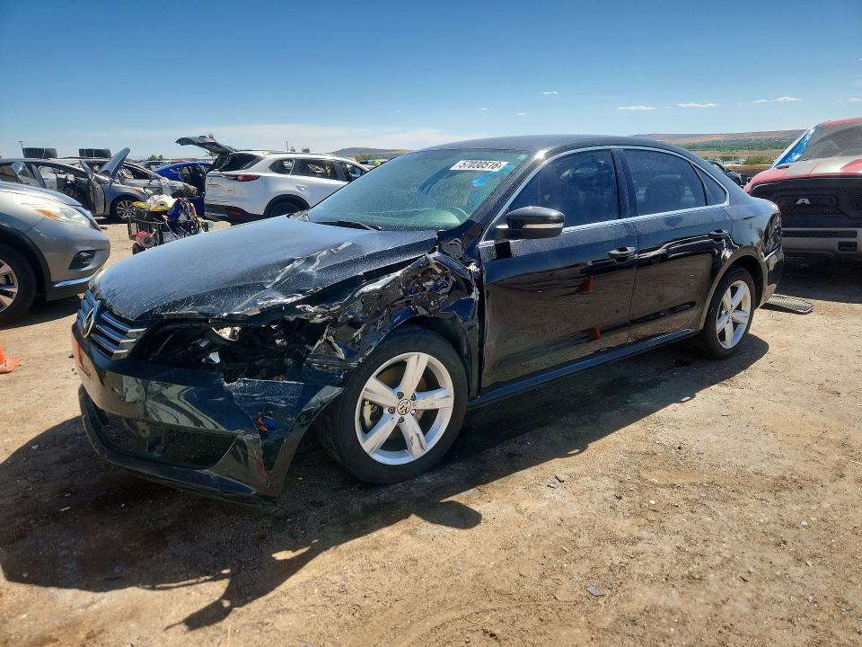 2014 Volkswagen VIN 1VWAS7A35EC040870 COPART salvage auction — FRONT END, Nm - Cert Of Title-Salvage, sold $200 on 2026-07-09 (photo 1)