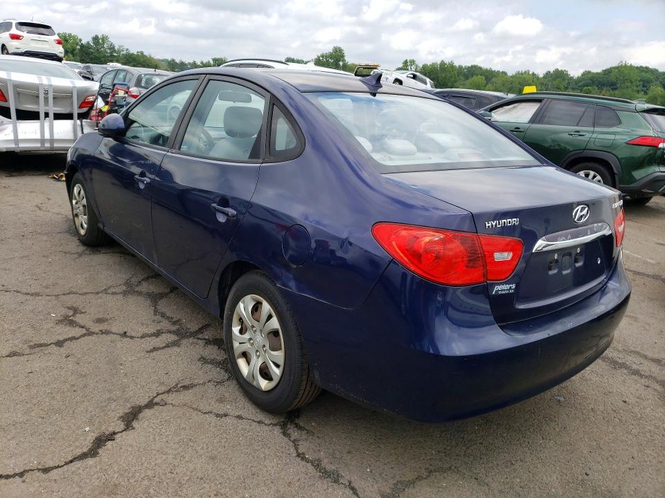 2010 Hyundai Elantra VIN KMHDU4AD8AU940602 COPART salvage auction — FRONT END, CT - CERT OF TITLE-SALVAGE, sold $475 on 2026-07-02 (photo 2)