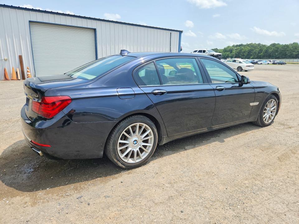 2013 BMW 7er VIN WBAYE8C55DD131690 COPART salvage auction — WATER/FLOOD, La - Cert Of Title-Salvage Flood, sold $750 on 2026-07-23 (photo 3)