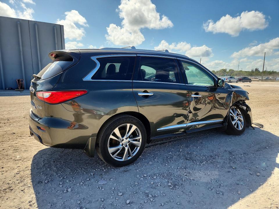 2015 Infiniti Qx60 VIN 5N1AL0MM9FC526395 COPART salvage auction — FRONT END, Fl - Cert Of Title-Rebuilt, sold $1,900 on 2026-07-09 (photo 3)