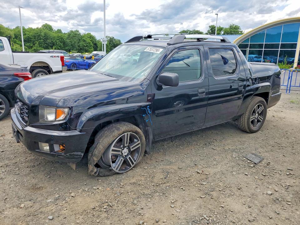 2013 Honda Ridgeline VIN 5FPYK1F73DB018725 — COPART salvage auction photo