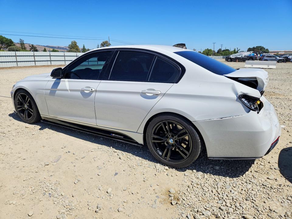 2017 BMW 3 series VIN WBA8B9G57HNU48721 COPART salvage auction — REAR END, CA - SALVAGE CERTIFICATE, sold $4,100 on 2026-07-14 (photo 2)