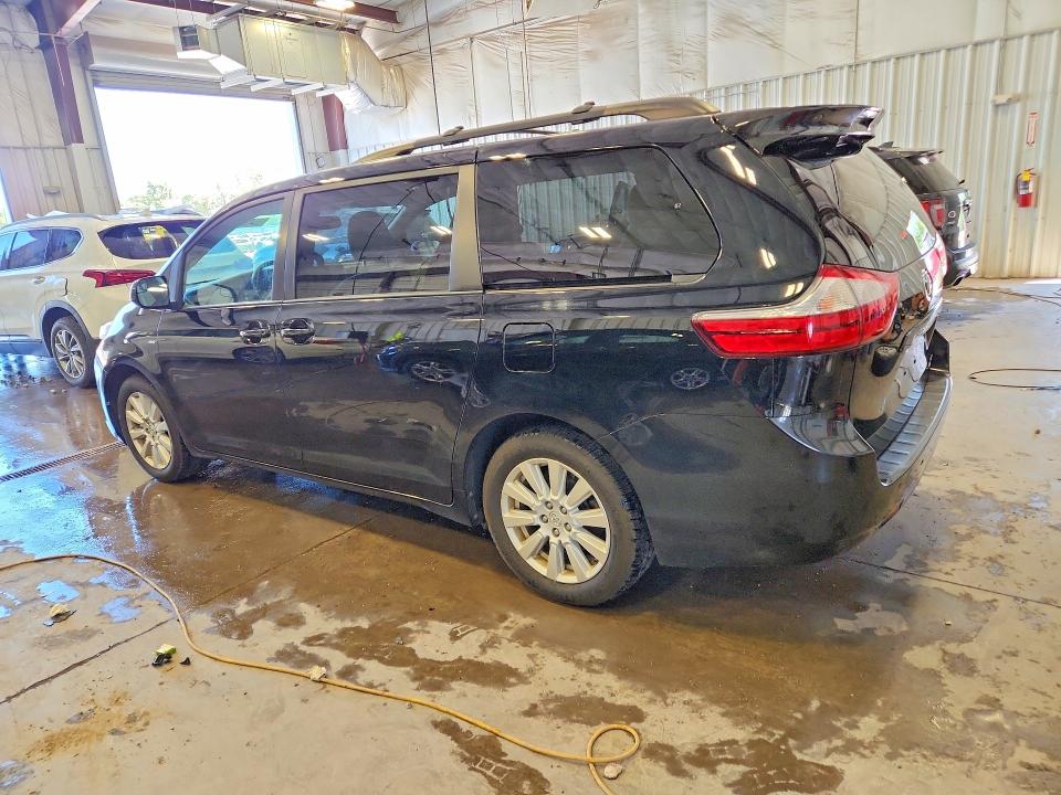 2017 Toyota VIN 5TDJZ3DC6HS166404 COPART salvage auction — FRONT END, WI - CERTIFICATE OF TITLE, sold $3,050 on 2026-07-27 (photo 2)