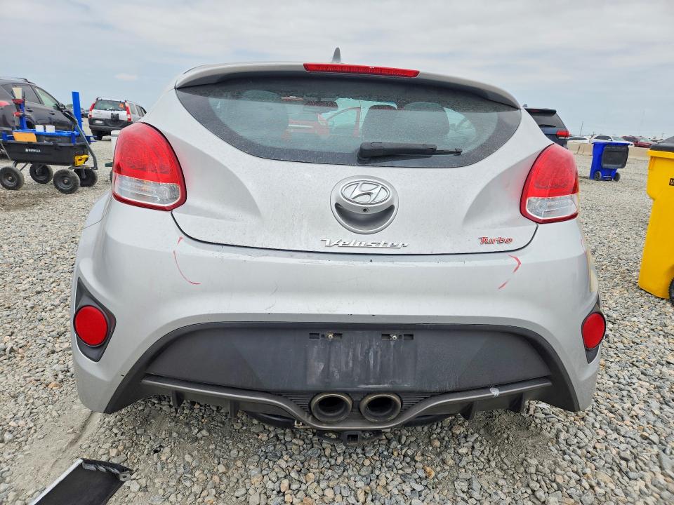 2016 Hyundai Veloster VIN KMHTC6AE5GU273032 COPART salvage auction — FRONT END, Co - Public - Salvage Title, sold $475 on 2026-07-09 (photo 6)