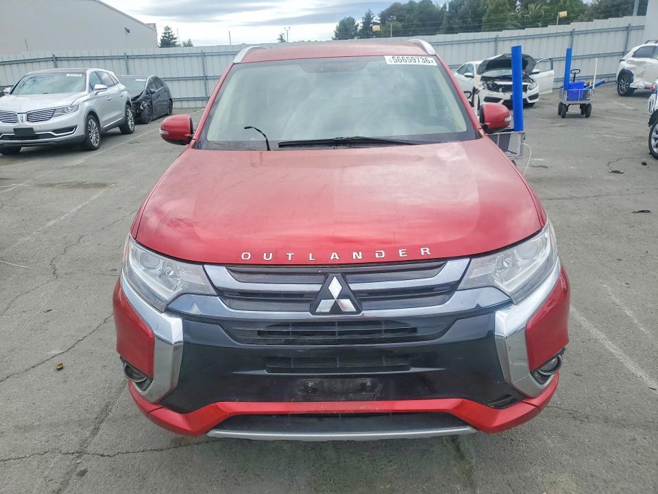 2018 Mitsubishi Outlander VIN JA4J24A54JZ071077 COPART salvage auction — VANDALISM, Ca - Salvage Certificate, sold $100 on 2026-07-24 (photo 5)
