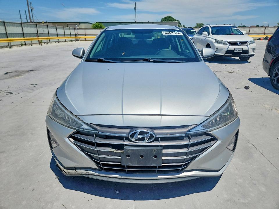 2019 Hyundai Elantra VIN 5NPD74LF5KH462340 COPART salvage auction — REAR END, Tx - Salvage Vehicle Title, sold $2,200 on 2026-07-28 (photo 5)