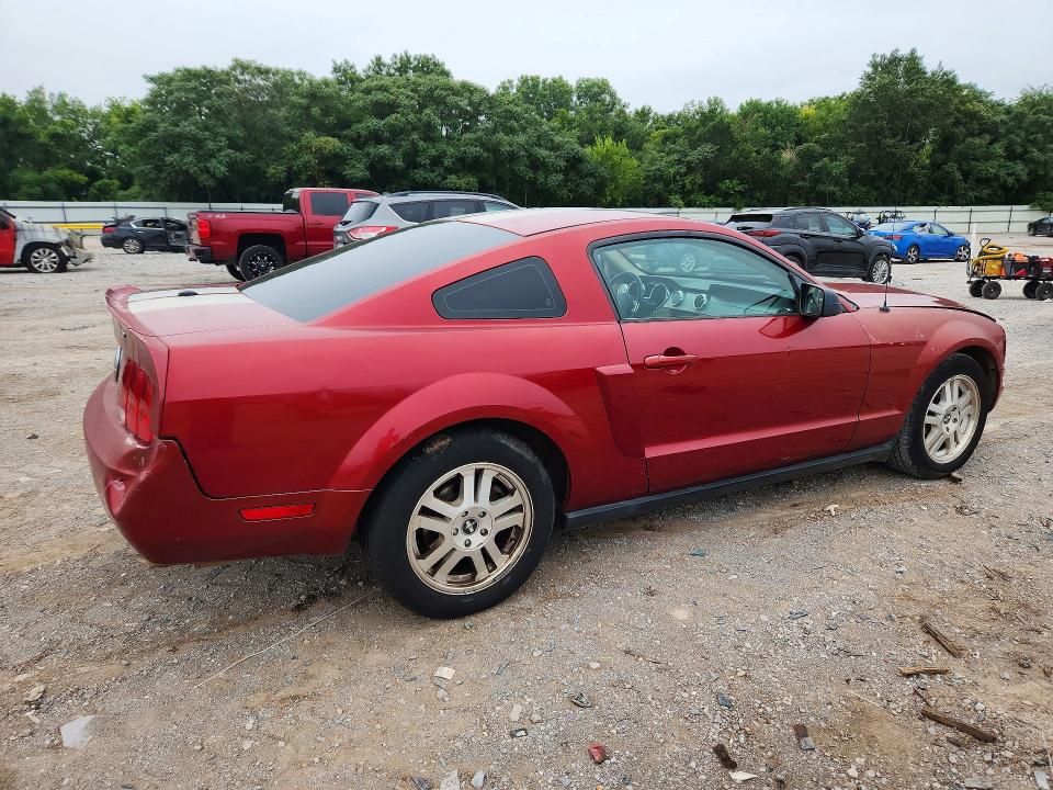 2007 Ford Mustang VIN 1ZVFT80N075213441 COPART salvage auction — REAR END, OK - CERT OF TITLE-SALVAGE, sold $175 on 2026-07-09 (photo 3)