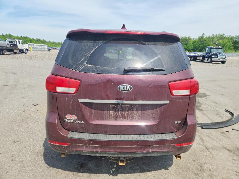 2017 Kia SEDONA VIN KNDMC5C11H6336632 COPART salvage auction — FRONT END, Me - Cert Of Title-Salvage Collisio, sold $650 on 2026-07-10 (photo 6)
