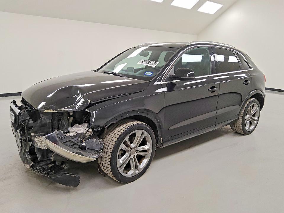 2015 Audi Q3 VIN WA1GFCFS8FR012936 COPART salvage auction — FRONT END, Tx - Certificate Of Title, sold $975 on 2026-07-07 (photo 1)