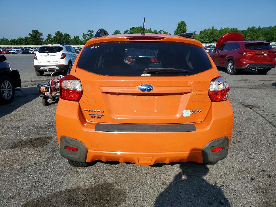 2015 Subaru Xv VIN JF2GPADC1F8292029 COPART salvage auction — ROLLOVER, Pa - Cert Of Title, sold $875 on 2026-07-07 (photo 6)