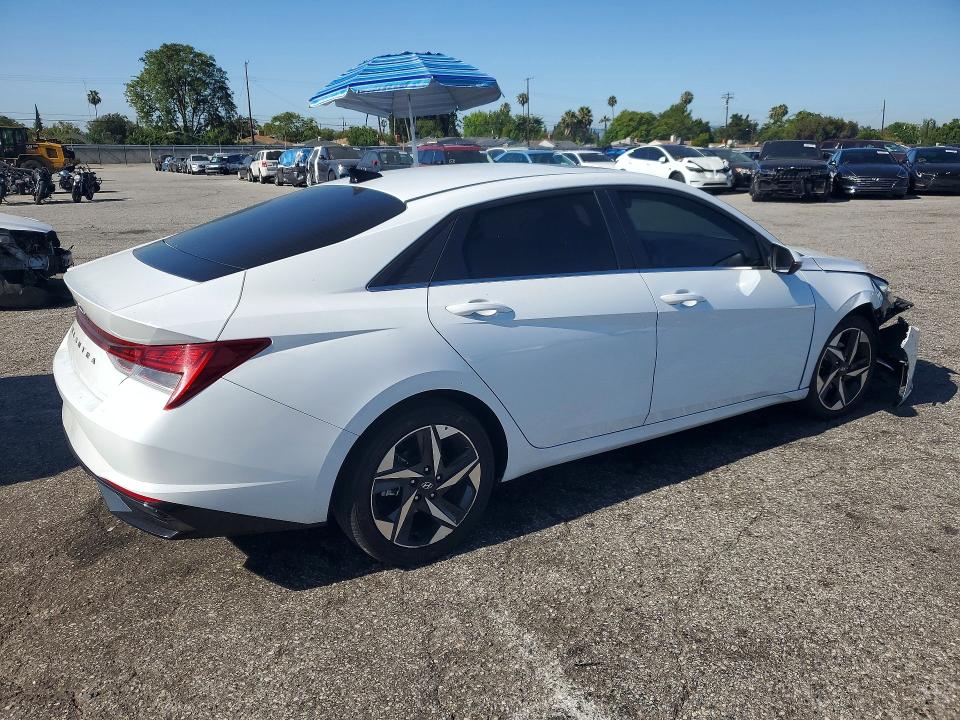 2021 Hyundai VIN 5NPLN4AG3MH027848 COPART salvage auction — FRONT END, Ca - Salvage Certificate, sold $4,800 on 2026-07-31 (photo 3)