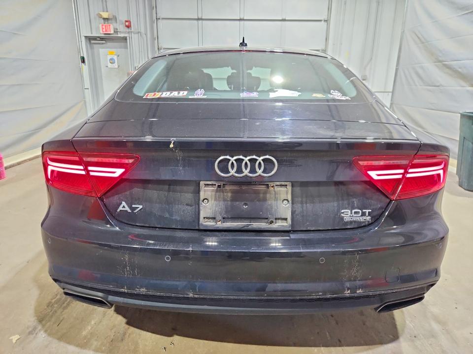 2016 Audi VIN WAUWGAFC5GN169843 COPART salvage auction — FRONT END, Wv - Salvage Certificate, sold $150 on 2026-07-21 (photo 6)