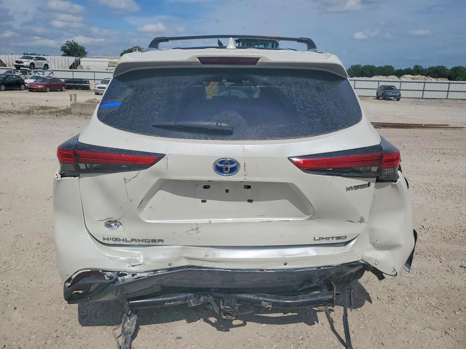 2021 Toyota Highlander VIN 5TDXBRCH0MS524041 COPART salvage auction — REAR END, Ks - Cert Of Title-Salvage, sold $100 on 2026-07-21 (photo 6)