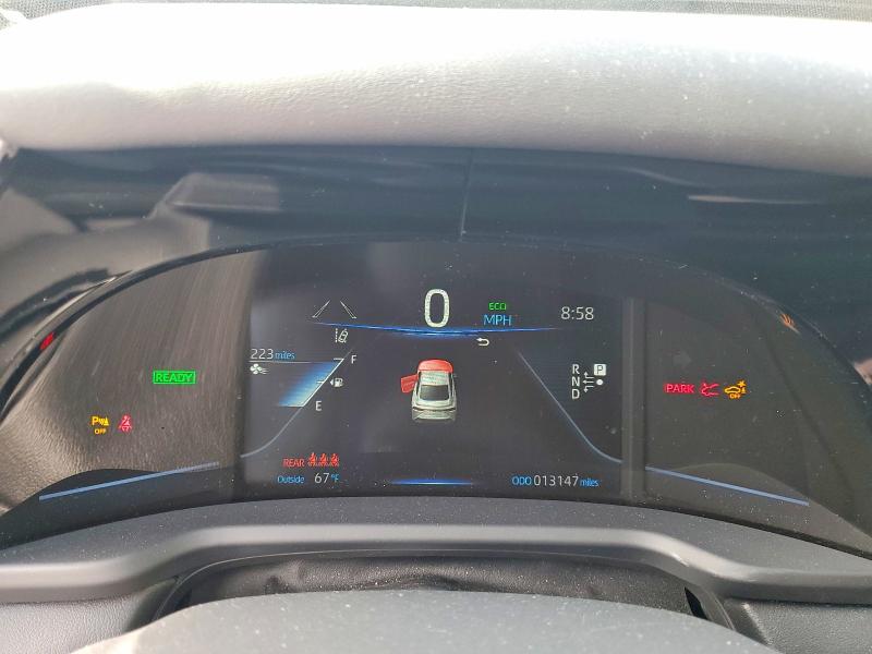 2021 Toyota Mirai VIN JTDAAAAAXMA002241 COPART salvage auction — FRONT END, CA - SALVAGE CERTIFICATE, sold $1,550 on 2026-07-29 (photo 9)