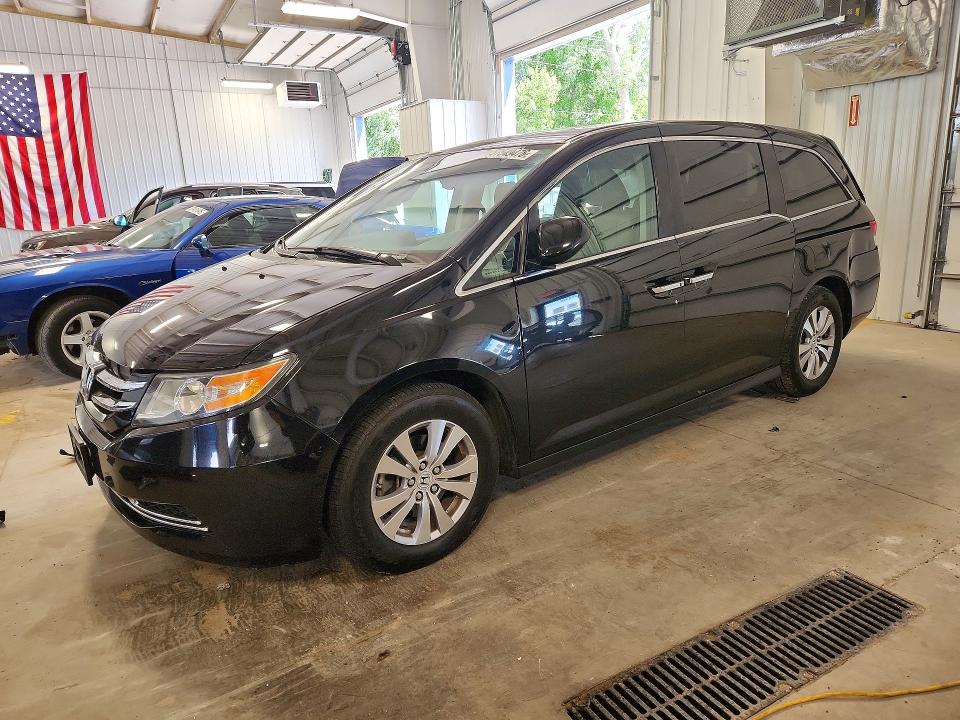 2016 Honda Odyssey VIN 5FNRL5H67GB118580 — COPART salvage auction photo