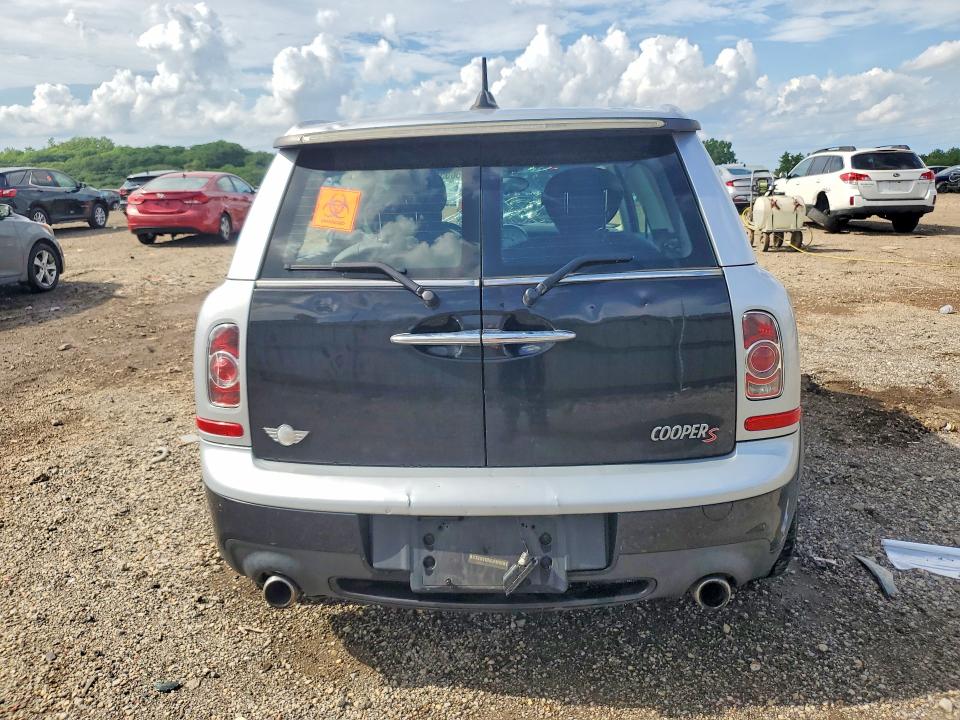 2011 Mini Cooper VIN WMWZG3C50BTY36563 COPART salvage auction — HAIL, Il - Salvage Certificate, sold $225 on 2026-07-17 (photo 6)