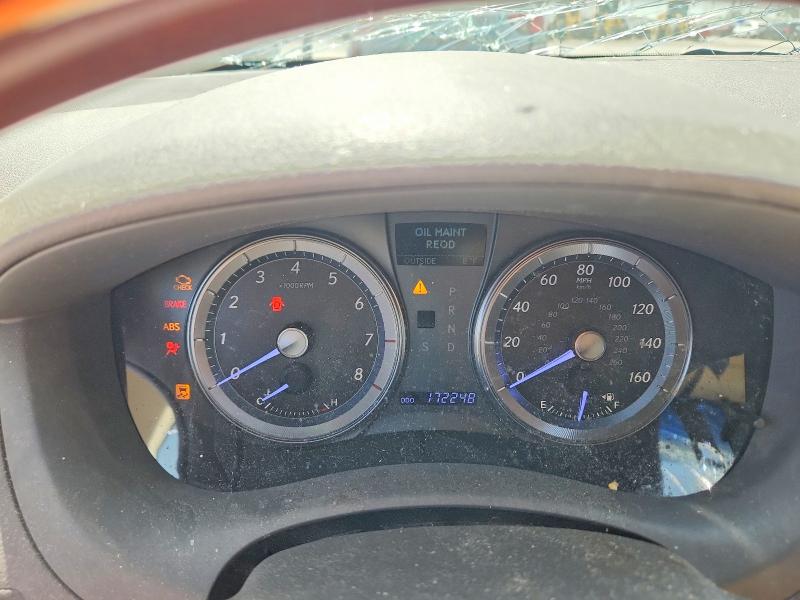 2012 Lexus ES VIN JTHBK1EG1C2499400 COPART salvage auction — FRONT END, Ok - Cert Of Title-Salvage, sold $800 on 2026-07-17 (photo 9)