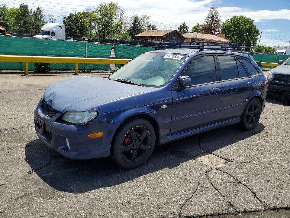 2003 Mazda Protege VIN JM1BJ245631157845 COPART salvage auction — FRONT END, Co - Public - Salvage Title, sold $250 on 2026-07-16 (photo 1)