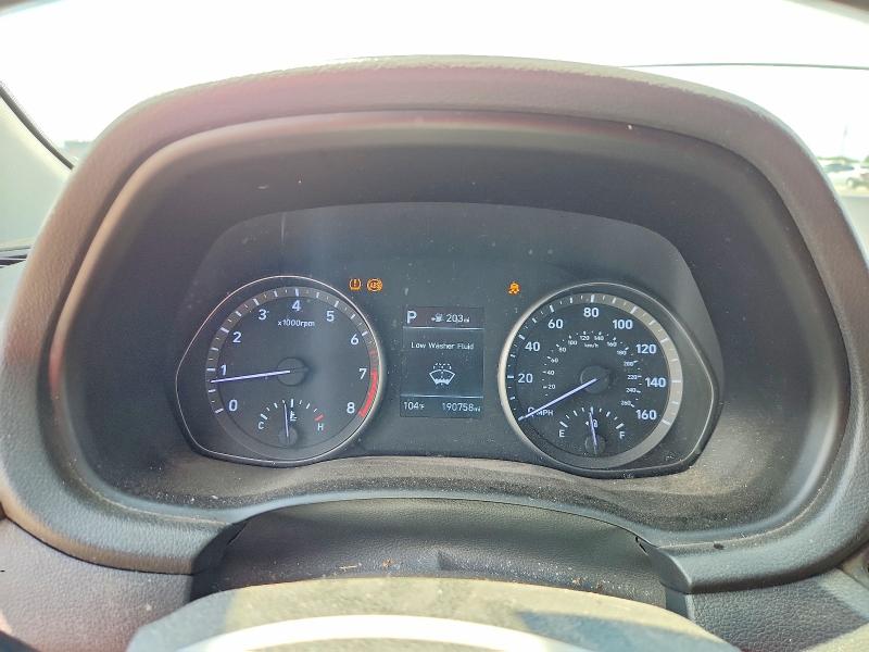 2018 Hyundai Elantra VIN KMHH35LE4JU057953 COPART salvage auction — FRAME DAMAGE, FL - CERT OF TITLE SLVG REBUILDABLE, sold $700 on 2026-07-22 (photo 9)
