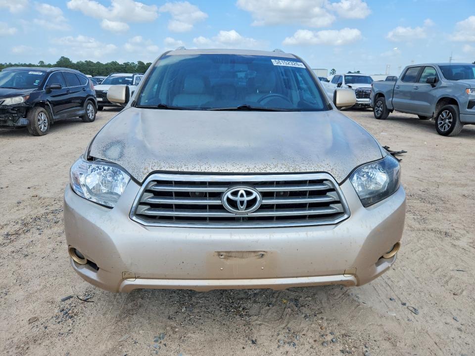 2008 Toyota Highlander VIN JTEDS42A782020783 COPART salvage auction — SIDE, Tx - Certificate Of Title, sold $1,800 on 2026-07-02 (photo 5)