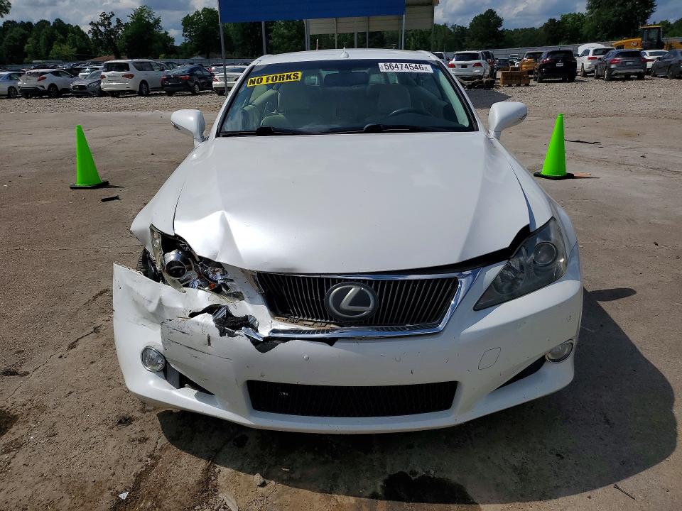 2013 Lexus Is VIN JTHFE2C22D2509679 COPART salvage auction — FRONT END, Ms - Cert Of Title-Salvaged, sold $3,050 on 2026-07-17 (photo 5)