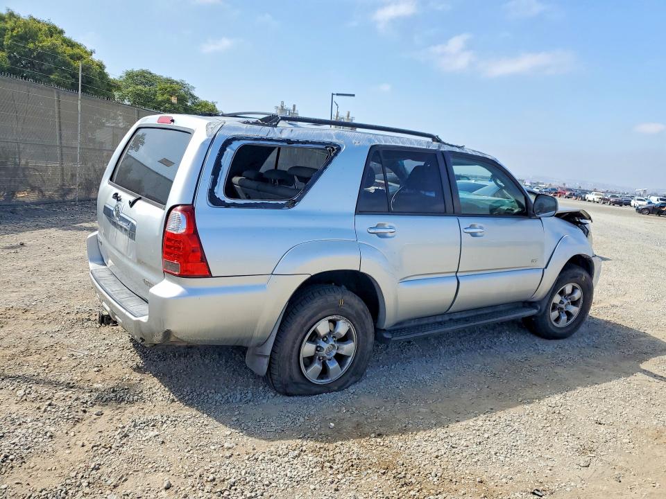 2007 Toyota 4runner VIN JTEZU14R970085551 COPART salvage auction — ROLLOVER, Ca - Salvage Certificate, sold $2,450 on 2026-07-31 (photo 3)