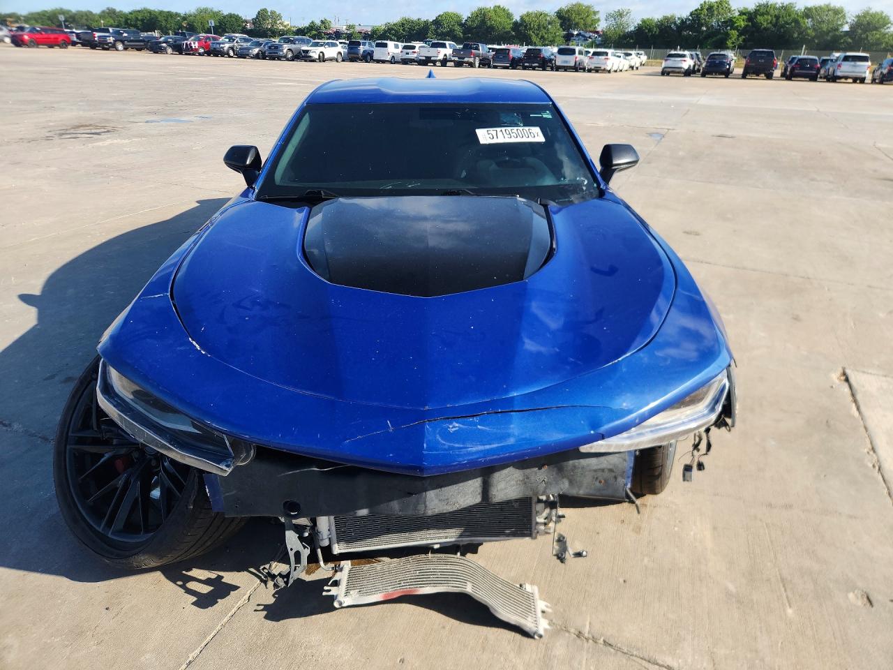 2021 Chevrolet Camaro VIN 1G1FF1R73M0117150 COPART salvage auction — Front End, TX - CERT OF TITLE-REBUILT SALVAGE (P), sold $7,900 on 2026-07-08 (photo 5)
