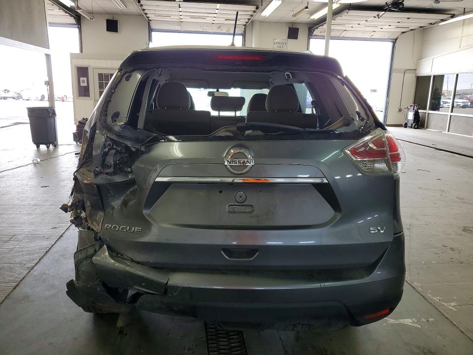 2015 Nissan Rogue VIN KNMAT2MT1FP501183 COPART salvage auction — REAR END, Wa - Vehicle Cert Of Ownership-Titl, sold $350 on 2026-07-10 (photo 6)