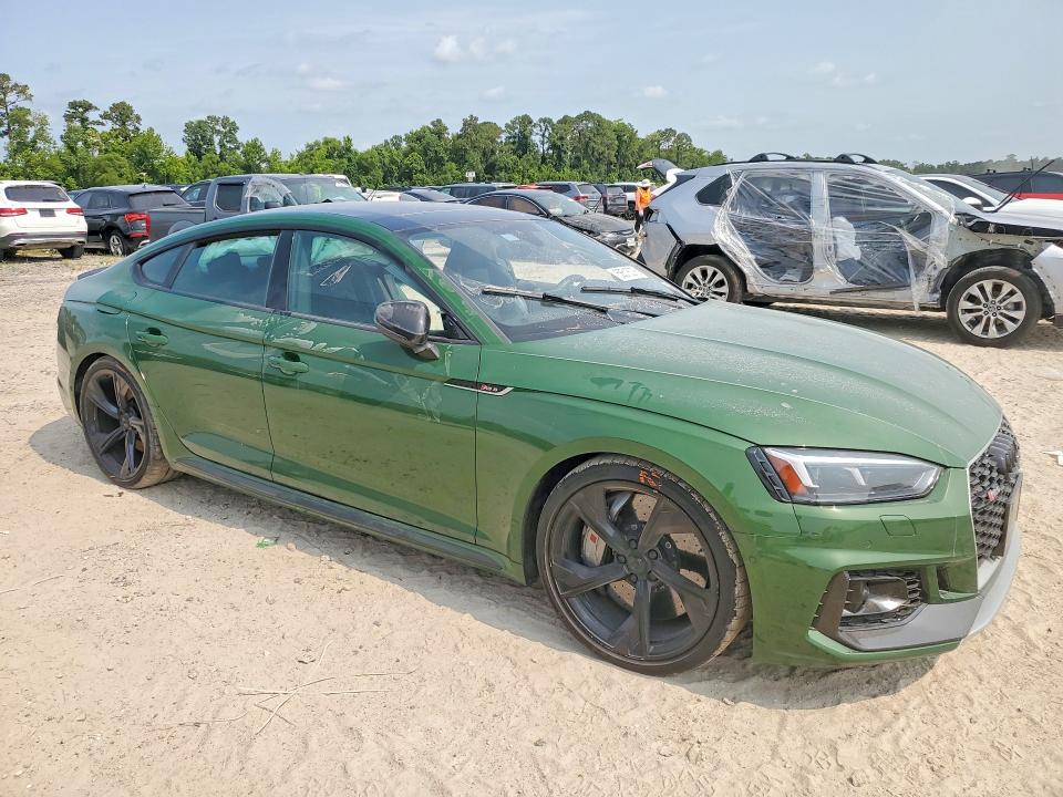 2019 Audi VIN WUABWCF55KA900338 COPART salvage auction — SIDE, TX - SALVAGE VEHICLE TITLE (P), sold $11,200 on 2026-07-24 (photo 4)