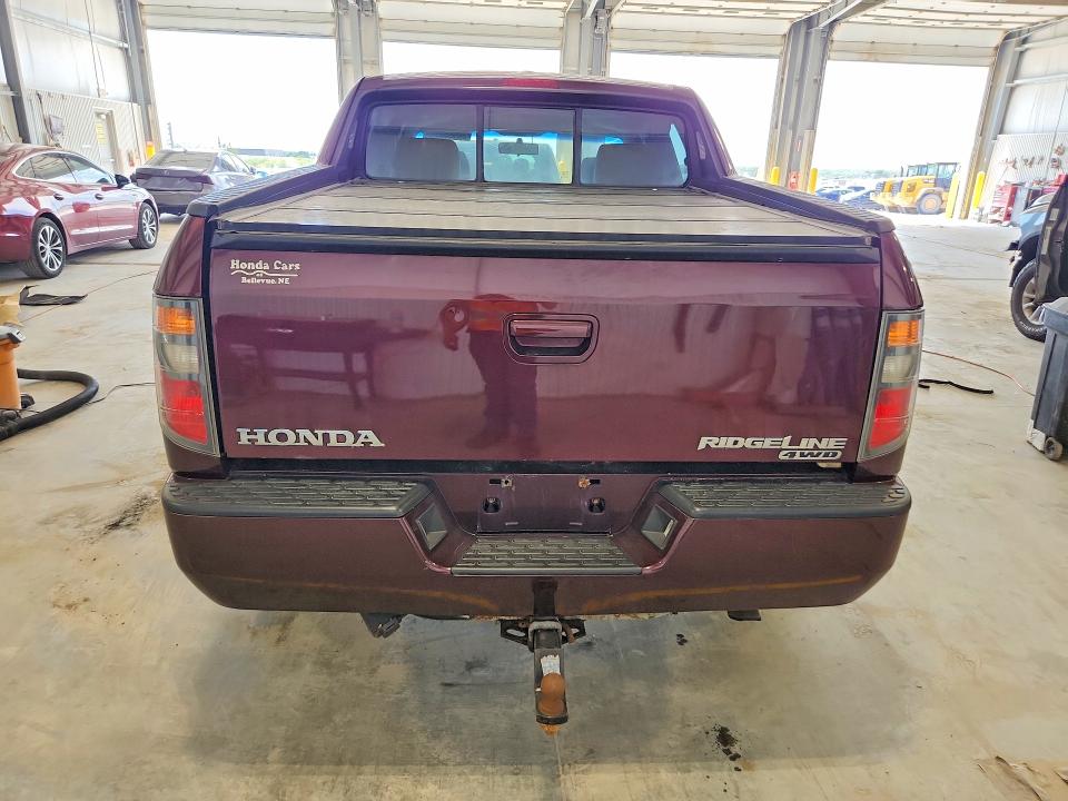 2008 Honda Ridgeline VIN 2HJYK16588H508676 COPART salvage auction — SIDE, Ne - Cert Of Title-Salvage, sold $700 on 2026-07-28 (photo 6)