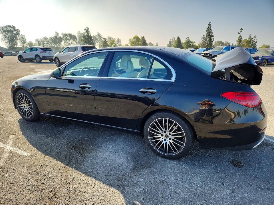2023 Mercedes-benz C-klasse VIN W1KAF4HB4PR093035 COPART salvage auction — REAR END, Ca - Salvage Certificate, sold $10,200 on 2026-07-28 (photo 2)