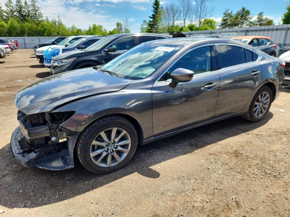 2021 Mazda 6 VIN JM1GL1VM7M1609917 COPART salvage auction — FRONT END, On - Permit No Brand - Unfit, sold $6,100 on 2026-07-07 (photo 1)