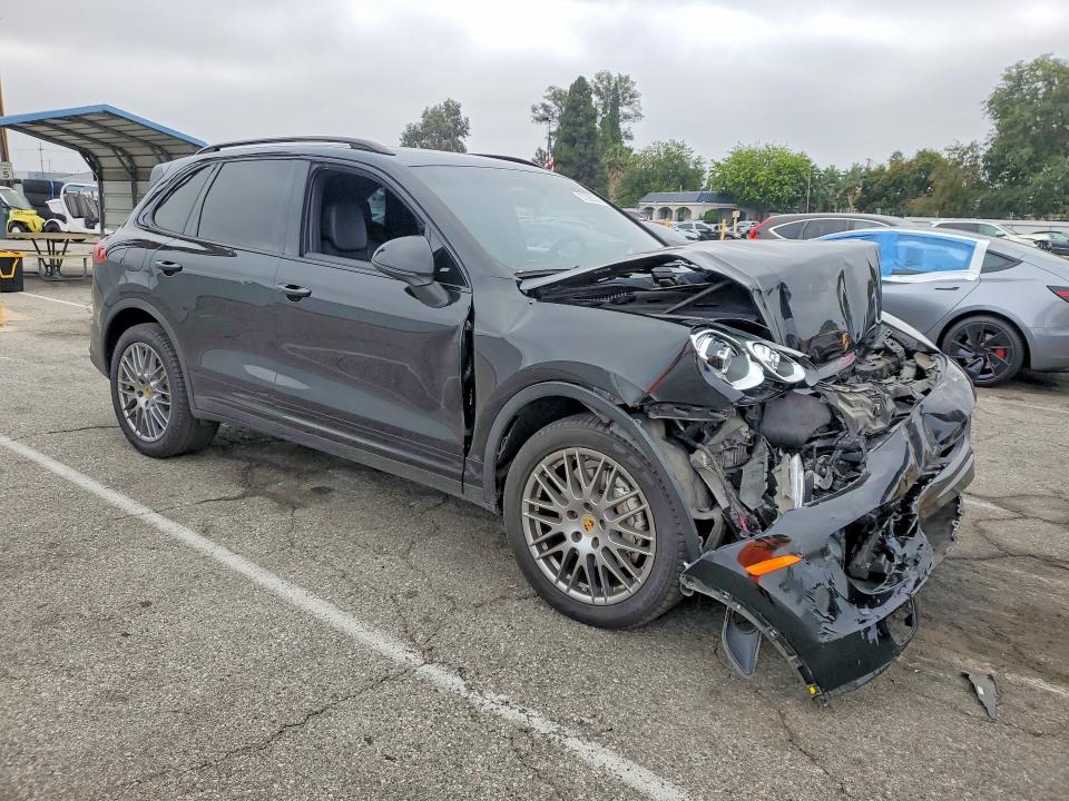 2018 Porsche Cayenne VIN WP1AB2A20JLA61311 COPART salvage auction — FRONT END, CA - SALVAGE CERTIFICATE, sold $4,050 on 2026-07-31 (photo 4)