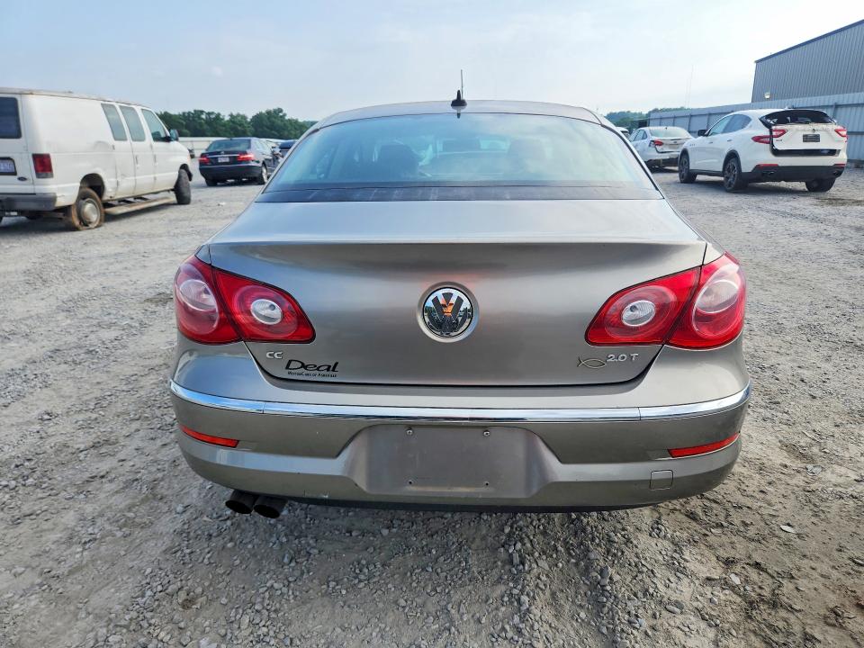 2011 Volkswagen Passat cc VIN WVWHN7AN6BE700750 COPART salvage auction — FRONT END, Nc - Salvage Certificate Of Title, sold $1,350 on 2026-08-19 (photo 6)