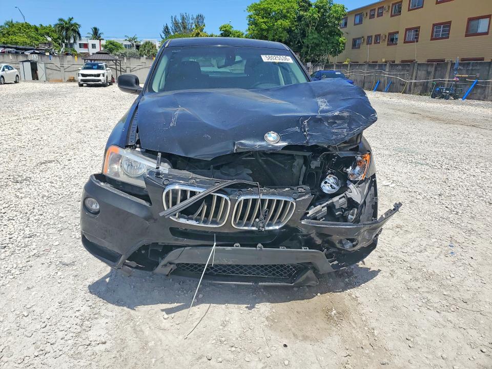 2011 BMW X3 VIN 5UXWX5C57BL708692 COPART salvage auction — FRONT END, FL - CERT OF TITLE SLVG REBUILDABLE, sold $400 on 2026-07-10 (photo 5)