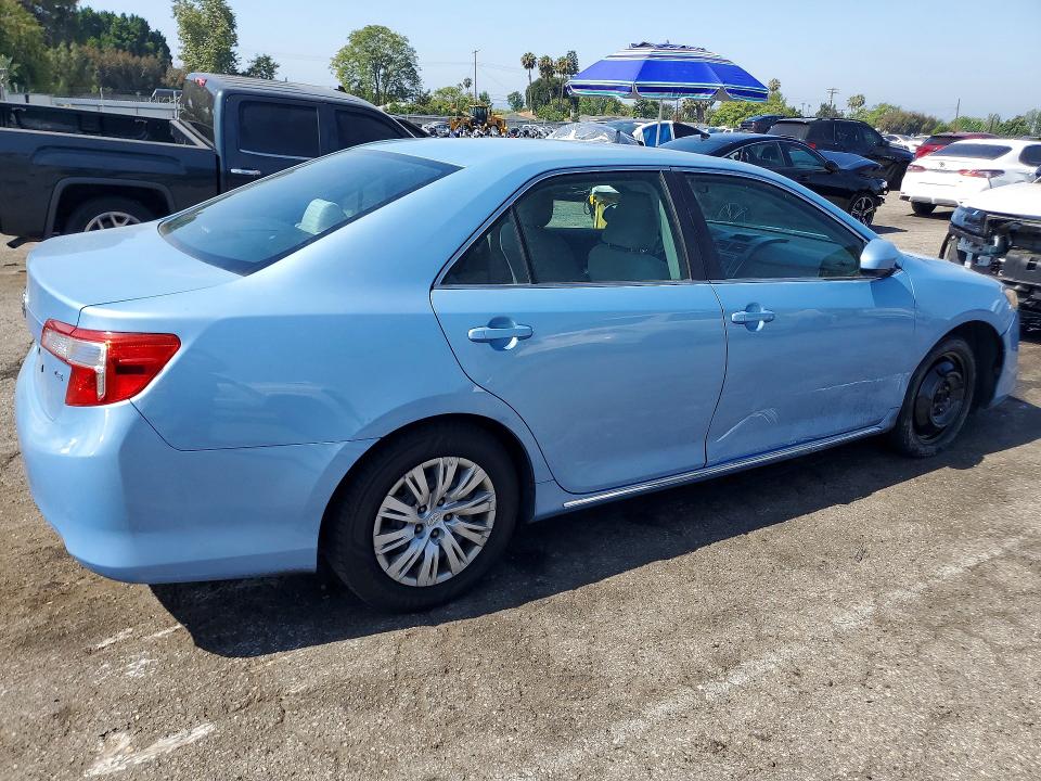 2012 Toyota Camry VIN 4T4BF1FK6CR229450 COPART salvage auction — SIDE, Ca - Salvage Certificate, sold $1,850 on 2026-07-04 (photo 3)
