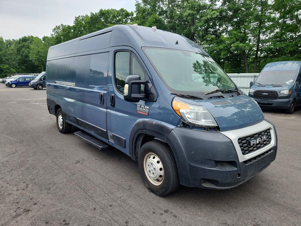 2020 Ram Promaster 3500 VIN 3C6URVJGXLE128815 COPART salvage auction — REAR END, Va - Cert Of Title - Salvage, sold $5,100 on 2026-07-08 (photo 4)